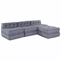 Modulinė sofa 4 pcs Pilka Audinys