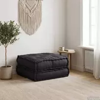 Modulinė sofa, antracito spalvos, 70x70x36 cm, audinys