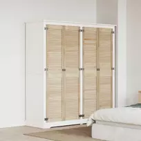 Spintelės durys su durimis 4 pcs Natūrali 170 x 2,1 x 39,5 cm