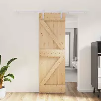 Slankios durys Natūrali ir Balta 70 x 210 cm