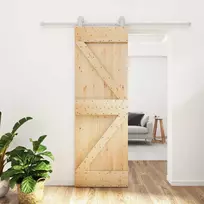 Slankios durys Natūrali ir Balta 70 x 210 cm
