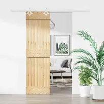 Slankios durys Natūrali ir Balta 70 x 210 cm