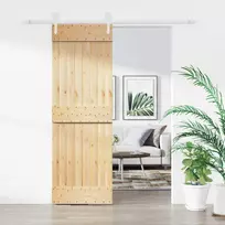 Slankios durys Natūrali ir Balta 70 x 210 cm