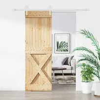 Slankios durys Natūrali ir Balta 70 x 210 cm