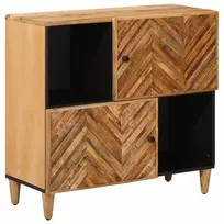 Saugojimo spintos Ruda 80 x 33,5 x 75 cm Kietas mango medis