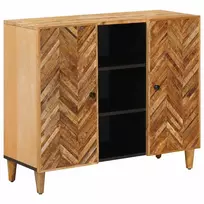Saugojimo spintos Ruda 90 x 33,5 x 75 cm Kietas mango medis