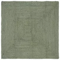 Zoninės kiliminės dangos Alyvuogių žalia 120 x 120 cm Džiutas