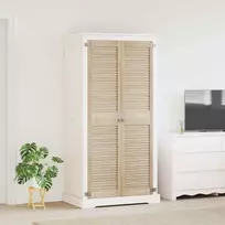 Spintelės durys su durimis 2 pcs Natūrali 170 x 2,1 x 39,5 cm