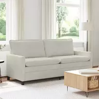 Sofa Kreminė 196 x 81 x 87,5 cm Aksomas