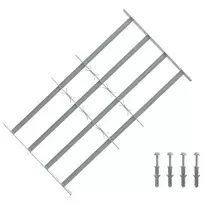 Saugumo grotelės langams su 4 kryžmėmis 3 pcs 630-1140 mm