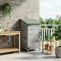 Sodo Sandėlys Pilka 59 x 56 x 113,5 cm Apdirbta mediena