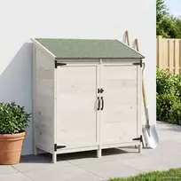 Sodo Sandėlys Balta 106,5 x 56 x 113,5 cm Apdirbta mediena