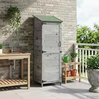 Sodo Sandėlys Pilka 59,5 x 56 x 176,5 cm Apdirbta mediena