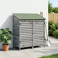 Sodo Sandėlys Pilka 106 x 56 x 113,5 cm Kietasis pušinis medis