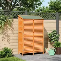 Sodo Sandėlys Ruda 106 x 56 x 176,5 cm Kietasis pušinis medis