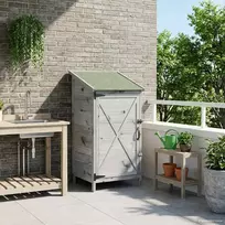 Sodo Sandėlys Pilka 59,5 x 56 x 113,5 cm Apdirbta mediena