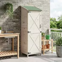 Sodo Sandėlys Balta 59,5 x 56 x 176,5 cm Apdirbta mediena