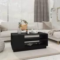 Kavos staliukas, juodos spalvos, 102x55x43cm, MDP