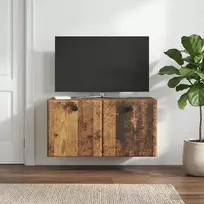 Sieninė TV spintelė 59,5 x 31 x 30 cm Sendintos medienos
