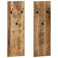 Prie sien. mont. paltų kabykl., 2vnt., mango masyv., 36x110x3cm