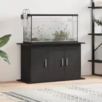 Akvariumo stovas, juodo ąžuolo spalvos, 101x41x58cm, inžinerinė mediena