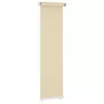 Lauko roletas, kreminės spalvos, 60x230cm, HDPE