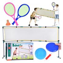 3in1 sporto rinkinys Tinklinio tinklas, badmintono kamuolys, diskas SP0772