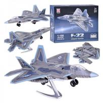 Statybinių kaladėlių rinkinys reaktyvinio lėktuvo modelis F-22 1:100 ZA5027