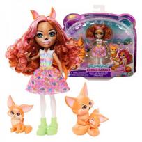 Enchantimals Filigraninė lapės lėlė, lapių šeimos rinkinys, Perk ZA5106
