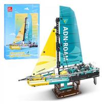 Techniniai blokai Racing yacht 675 dalių spalvoti blokai ZA5296