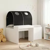Lovos su Tuneliu 4 pcs Artisian ąžuolas ir juoda