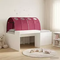 Lovą su tuneliu 4 pcs Artisian ąžuolas ir raudona