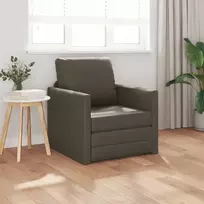 Sofa lova 60cm Pilka Dirbtinė Oda