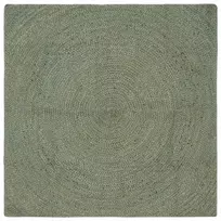 Zoninės kiliminės dangos Alyvuogių žalia 160 x 160 cm Džiutas