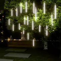 Girlianda meteorų lietus, 20vnt., 30cm, 480 šaltų baltų LED