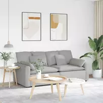 Modulinė sofa su pagalvėlėmis, debesų pilka