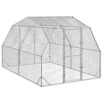 Vištų voljeras, 2,5x4x2,25 m, cinkuotas plienas