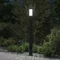 Šviestuvas su stulpeliu, 110 cm, nerūdijantis plienas, IP44