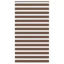 Zebrinės žaliuzės, rudos, 130x200 cm, audinys, plotis 125,9 cm, poliesteris