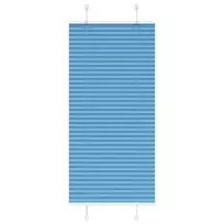 Klostuotos žaliuzės, mėlynos, 60x150 cm, audinys, plotis 59,4 cm, poliesteris
