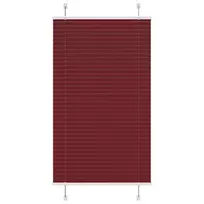 Klostuotos žaliuzės, bordo spalvos, 75x100 cm, audinys, plotis 74,4 cm, poliesteris