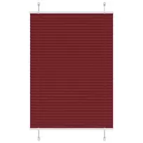 Klostuotos žaliuzės, bordo spalvos, 100x100 cm, audinys, plotis 99,4 cm, poliesteris