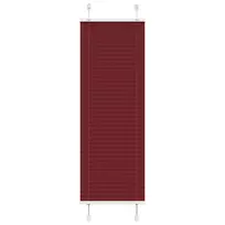 Klostuotos žaliuzės, bordo spalvos, 45x150 cm, audinys, plotis 44,4 cm, poliesteris