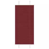 Klostuotos žaliuzės, bordo spalvos, 55x150 cm, audinys, plotis 54,4 cm, poliesteris