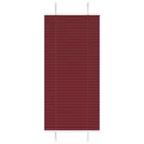 Klostuotos žaliuzės, bordo spalvos, 65x150 cm, audinys, plotis 64,4 cm, poliesteris