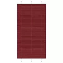Klostuotos žaliuzės, bordo spalvos, 110x200 cm, audinys, plotis 109,4 cm, poliesteris