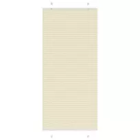 Klostuotos žaliuzės, kreminės spalvos, 90x200 cm, audinys, plotis 89,4 cm, poliesteris