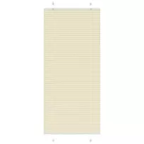 Klostuotos žaliuzės, kreminės spalvos, 100x200 cm, audinys, plotis 99,4 cm, poliesteris