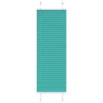 Klostuotos žaliuzės, petroletiškai žalios, 40x150 cm, audinys, plotis 39,4 cm, poliesteris
