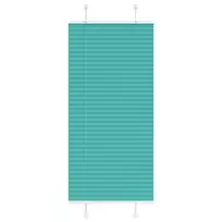 Klostuotos žaliuzės, petroletiškai žalios, 65x150cm, audinys, plotis 64,4cm, poliesteris
